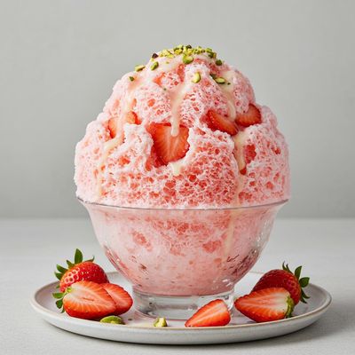 Strawberry Snow-ice